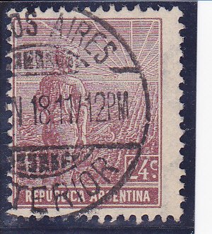 Stamp, Agricultural workman, Argentina,  , Agriculture