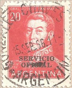 Stamp, General San Martín, Argentina,  , Famous People, Generals