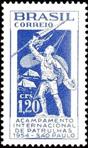 Stamp, Scouts Meeting Sao Paulo, Brazil,  , Scouting
