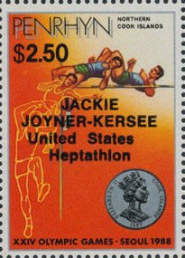 Stamp, Jumping, Penrhyn,  , Sport, Athletics, Olympic Games