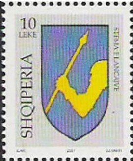 Stamp, Family Lança, Albania,  
