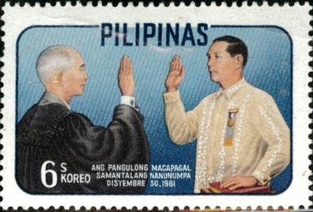 President Macapagal Oath Taking
