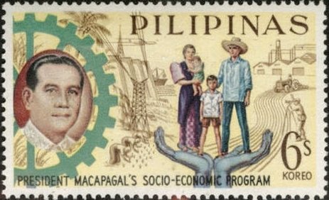 Pres. Macapagal and Filipino family