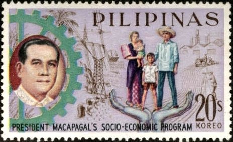 Pres. Macapagal and Filipino family