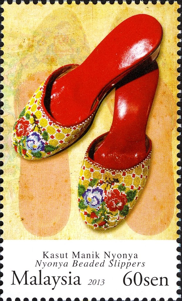 Beaded slippers