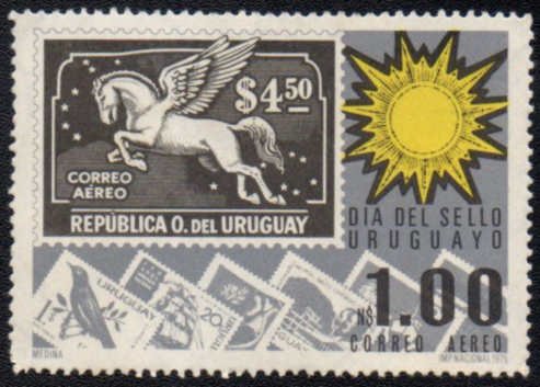Uruguayan Stamp Day 1975