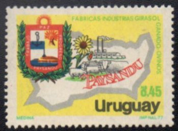 Map and arms of Paysandu