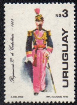 Cavalry regiment officer, 1885