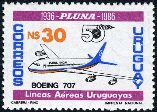 Boeing 707 airplane