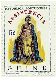 Stamp, «Assistance», Portuguese colonies and territories in Africa,  