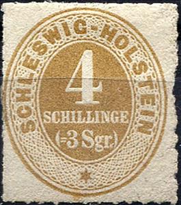 Stamp, Numerals, German States,  