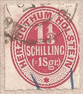 Stamp, Numerals, German States,  