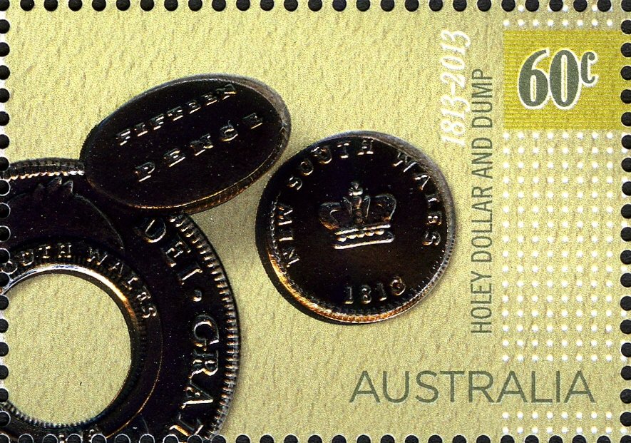 Holey Dollar 60c Foiled