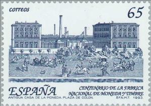 Stamp, National Mint, Spain,  , Finance