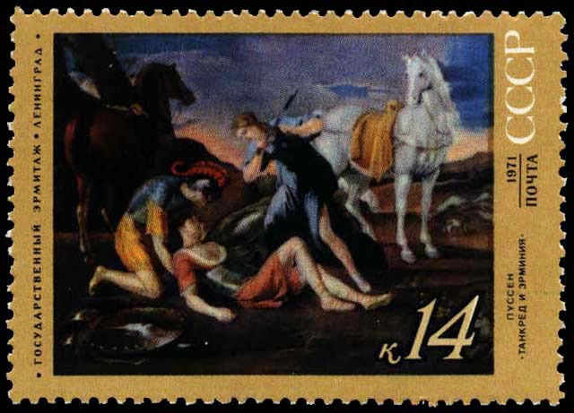 "Никола Пуссен (1594-1665), Франция. "Танкред и Эрминия" (1625-1627)"
