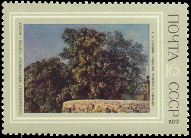 А. А. Иванов (1806-1858). "Нижняя галерея в Альбано"