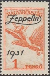 Postrider on mythical bird Turul