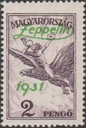 Postrider on mythical bird Turul