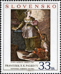 Art - F.X. Palko - Saint Elisabeth. about 1750