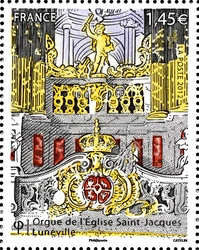 Organ of St Jacques Church - Lunéville