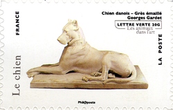 Stamp, Animals in Art, France,  
