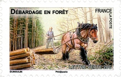 Plough horses - Débardage en forêt