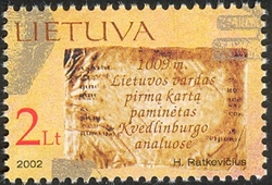 1000th anniversary of Lithuania - Annales Quedlinburgenses