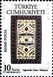 Official Stamps - Turkish Carpets and Rug Motifs