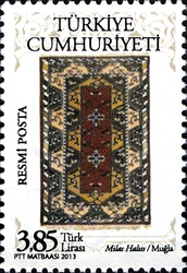 Official Stamps - Turkish Carpets and Rug Motifs