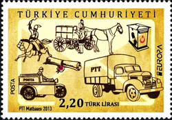 Europa 2013 - Mail coaches and mail vehicles