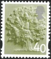 Country Definitives - Change from E rate to 0.40p