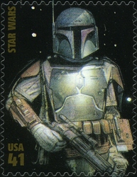 Stamp, Star Wars - Boba Fett, United States of America,  