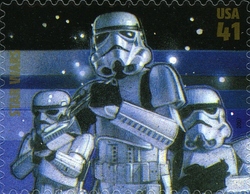 Stamp, Star Wars - stormtroopers, United States of America,  