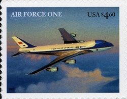 Stamp, Air Force One (Priority Mail), United States of America,  