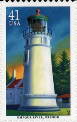 Pacific Lighthouses - Umpqua River. Oregon