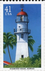 Pacific Lighthouses - Diamond Head. Hawaii