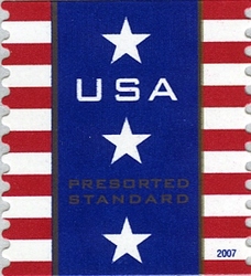 Stamp, Banner 10K SSP Presorted Standard (10 cent value), United States of America,  