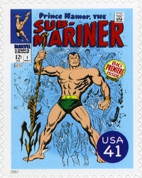 Stamp, Marvel Super Heroes - The Sub Mariner, United States of America,  
