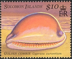 Sea Shells Philakorea 2002 - Golden Cowrie