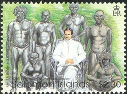 Stamp, 100th Anniversary of the Methodist Mission, Solomon Islands,  