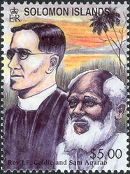 Stamp, 100th Anniversary of the Methodist Mission, Solomon Islands,  