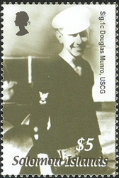 60th Anniversary of Battle of Guadalcanal - Medal of Honour - Sig. 1c Douglas Munro