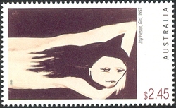 Australian Painting - Joy Hester 'Girl' 1957