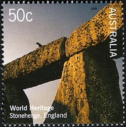 World Heritage joint issue Australia - UK - Stonehenge. England