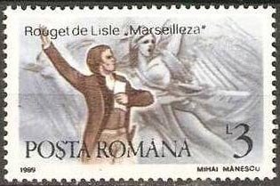 Stamp, PHILEXFRANCE '89 - Claude Rouget de Lisle, Romania,  , Philatelic Exhibitions