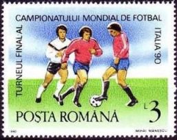 Stamp, Germany - United Arab Emirates, Romania,  , Sport, Football (Soccer)