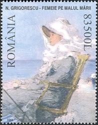 Reproductions of Art - 'Woman on the Beach' by Nicolae Grigorescu