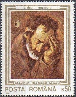 Old Nicolas, the Cobza Player, by Stefan Luchian