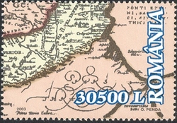 National Museum of Maps and Old Books - lower right part of the map ' Old description of Dacia'