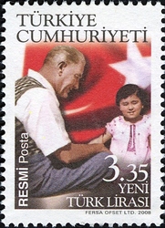 Official Postage stamps - Atatürk